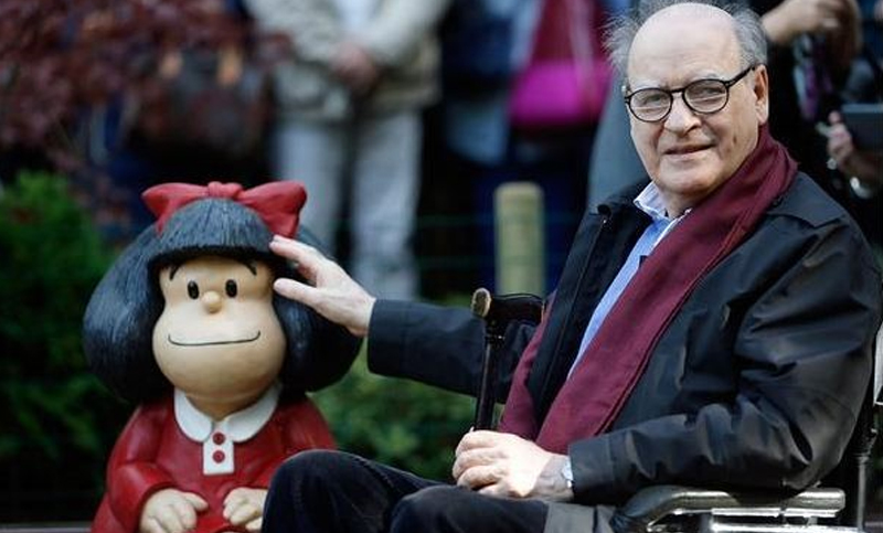 Murió Quino, creador de la emblemática Mafalda