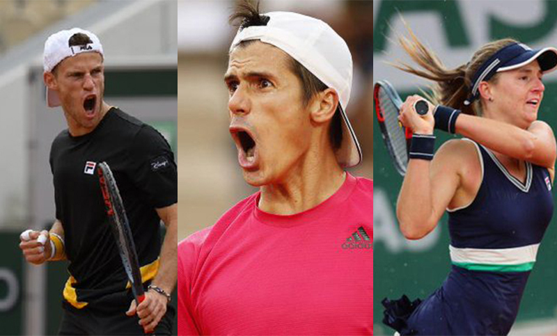 La legión argentina en Roland Garros avanza a paso firme