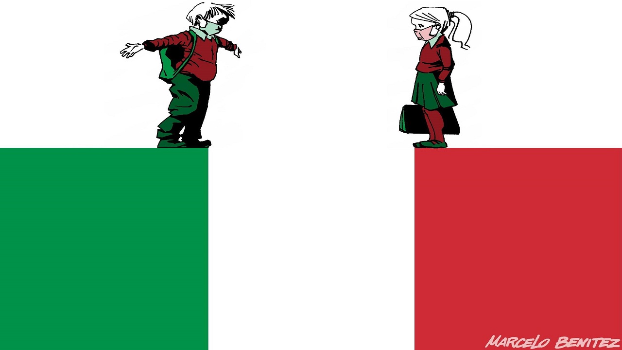 Vuelta a clases en Italia