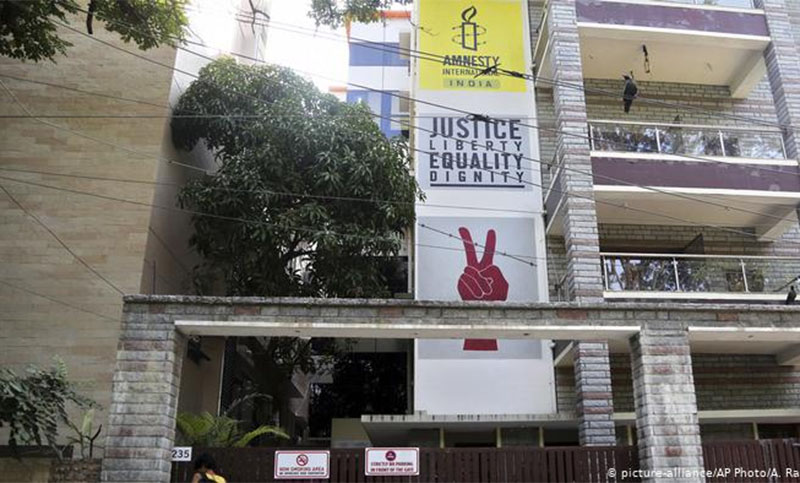 Amnistía Internacional detiene sus operaciones en India debido a las represalias del Gobierno