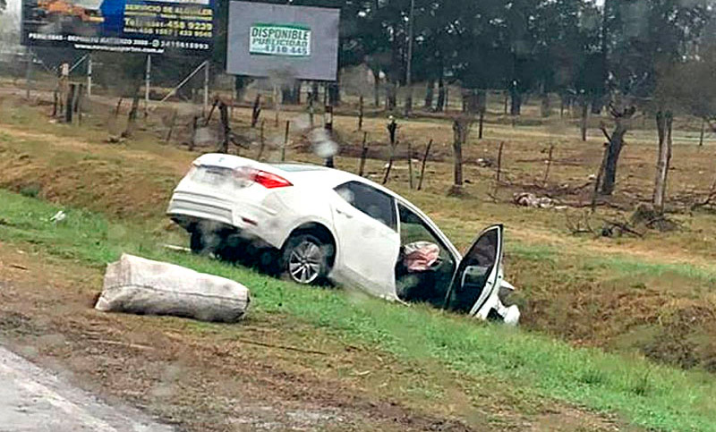 El vicepresidente de Central protagonizó un accidente en zona oeste