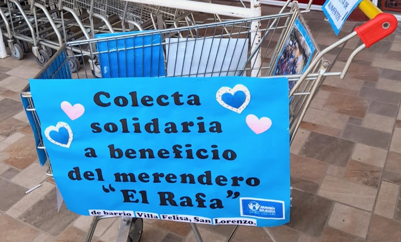 La ONG Armonía Solidaria recibe donaciones para merenderos
