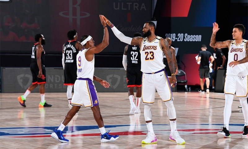 Lakers reaccionó a tiempo y pasó al frente en la serie ante Rockets