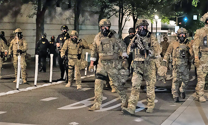 Agentes de policía de Estados Unidos matan al sospechado de asesinar a un manifestante en Portland