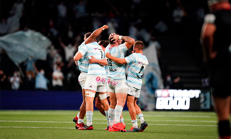 Un try del rosarino Juan Imhoff puso al Racing 92 en la final de Europa