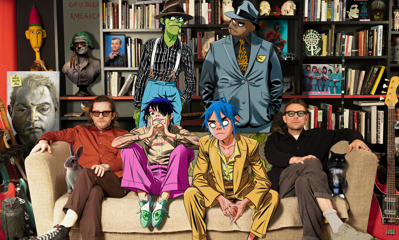 Gorillaz lanza su nuevo álbum con la participación de Elton John y Robert Smith
