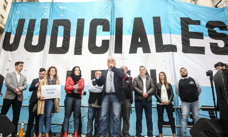 Por sexta semana consecutiva, los judiciales nacionales arrancan un paro de 36 horas