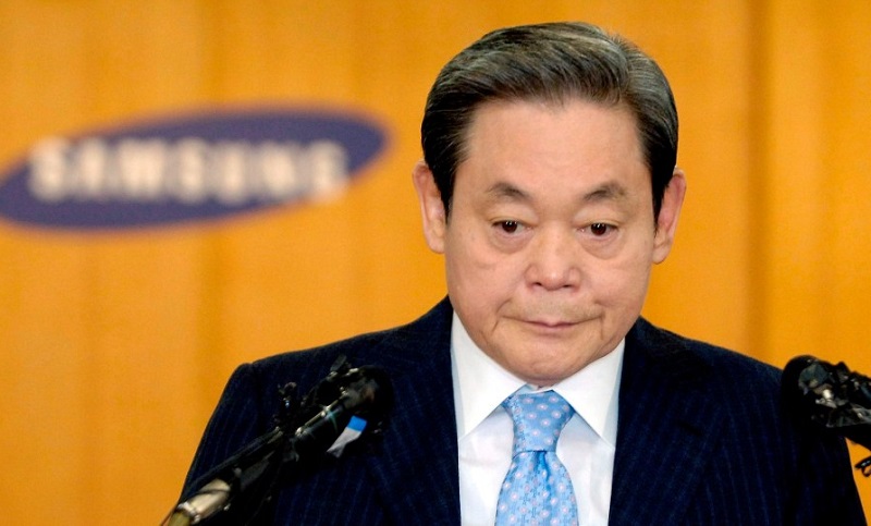 Murió el presidente de Samsung, Lee Kun-hee, a los 78 años