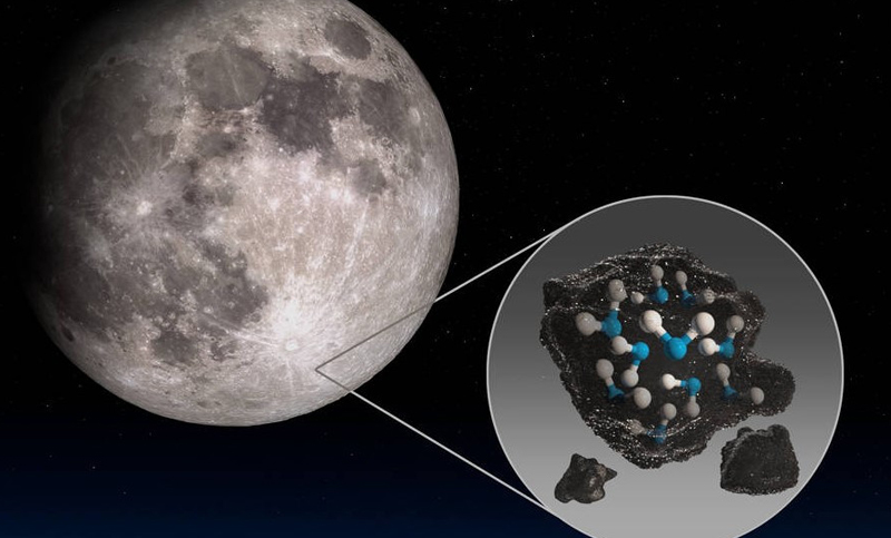 La Nasa encuentra por primera vez agua en la superficie de la Luna iluminada por el Sol