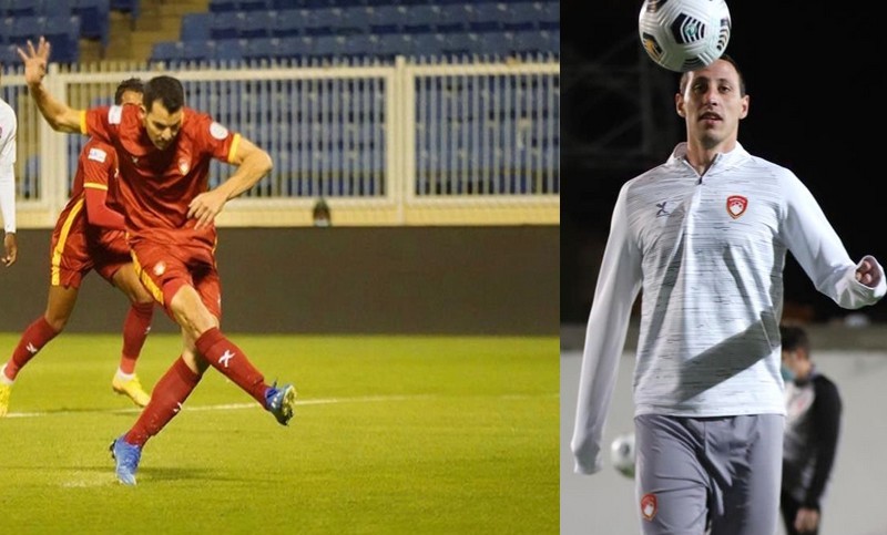 Arabia: un doblete de Zelaya y Lema fue expulsado en el debut