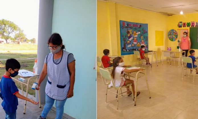 Santa Fe vuelve a las aulas: unos 770 chicos de toda la provincia regresan a la escuela