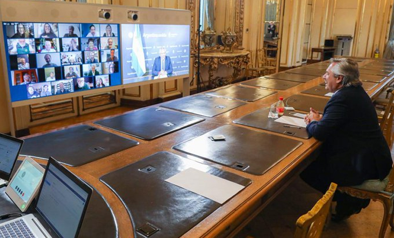 Alberto Fernández participó del cumpleaños virtual de Estela De Carlotto: «Necesitamos que siempre estés»