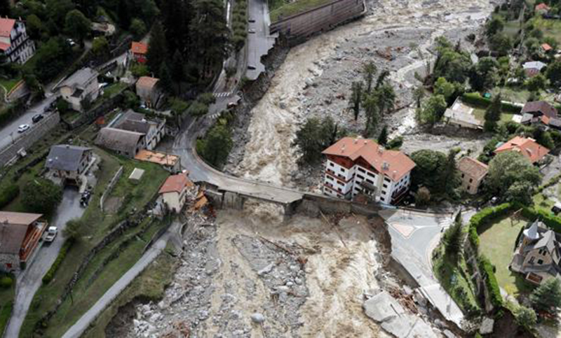Un muerto por las inundaciones en el sur de Francia