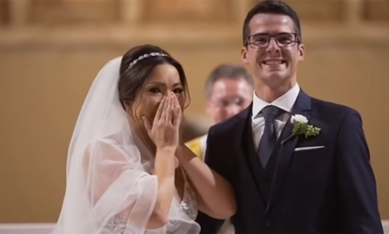Niños con síndrome de Down sorprenden a su maestra el día de su boda