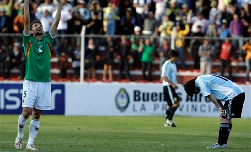 Argentina busca cortar su racha negativa en la altura de La Paz