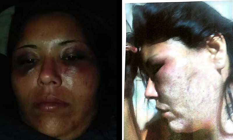 Policías detienen y golpean salvajemente a una familia
