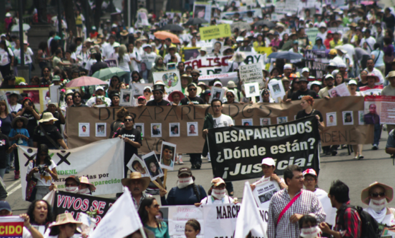 El Gobierno mexicano informó que desaparecieron 77.000 personas en 14 años
