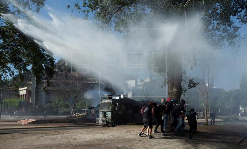 Tras el plebiscito constitucional volvieron las protestas en Chile
