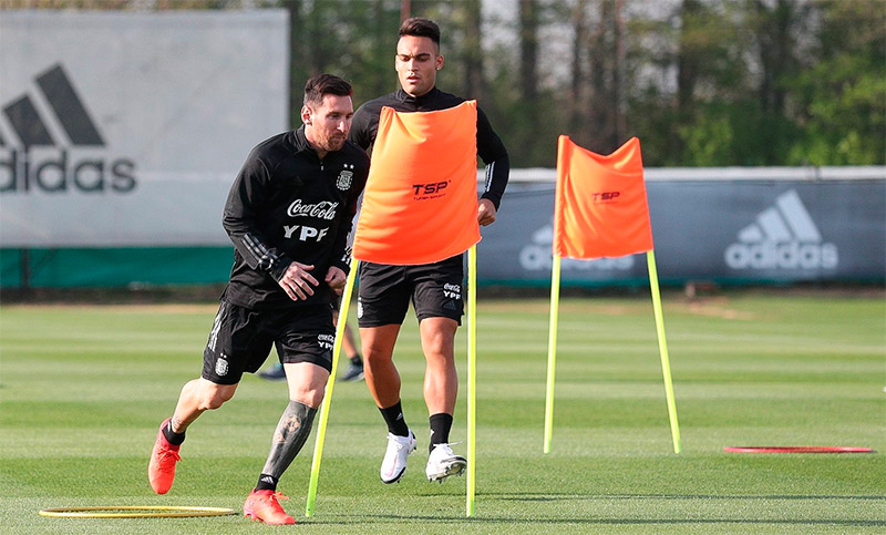 Messi y la alegría de estar en la selección