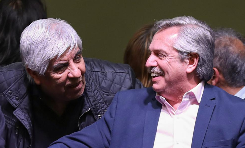 El Presidente se reunió con Hugo Moyano en Casa Rosada y hablaron del acto del 17 de Octubre