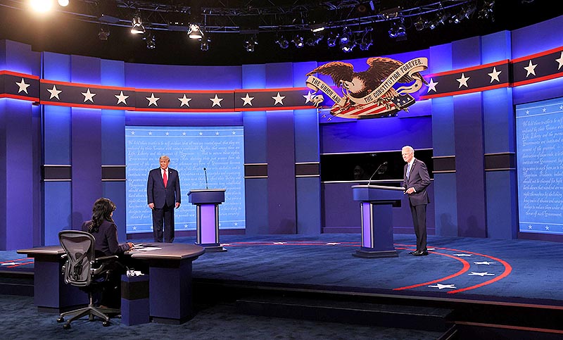 Trump y Biden desnudaron sus mayores diferencias: pandemia, economía e inmigración