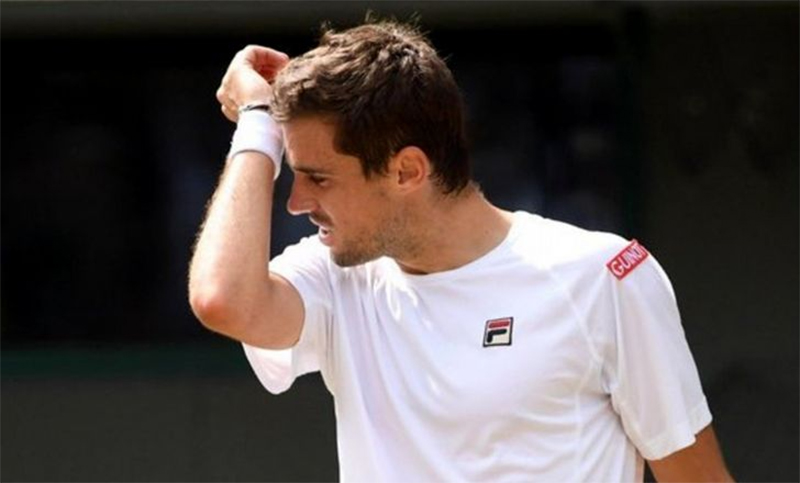 El argentino Guido Pella quedó eliminado de Roland Garros