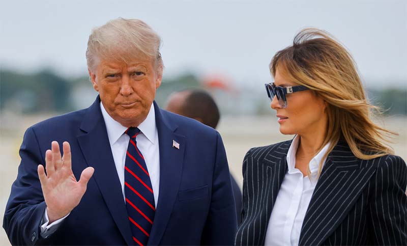 Trump y su esposa dieron positivo por coronavirus