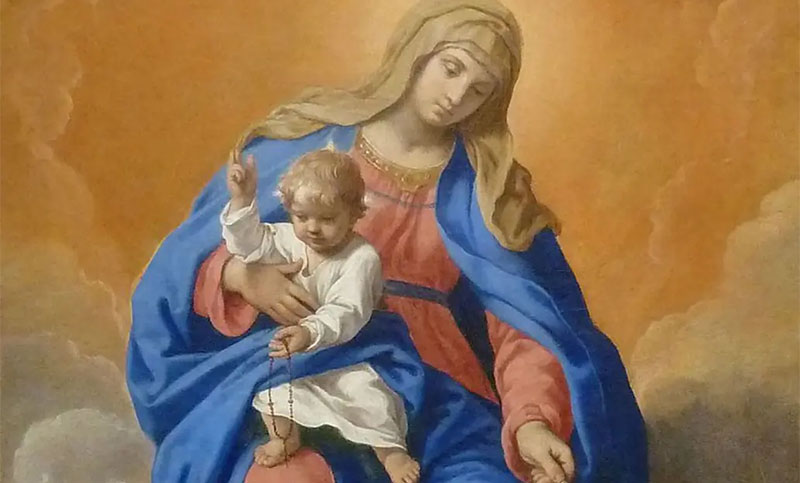 Cada 7 de Octubre la Iglesia celebra a Nuestra Señora del Rosario