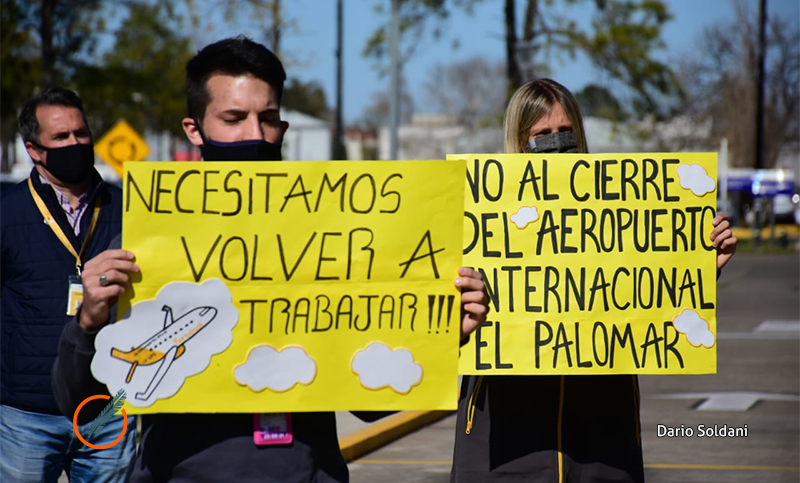 Trabajadores de empresas Low Cost protestaron en Plaza de Mayo