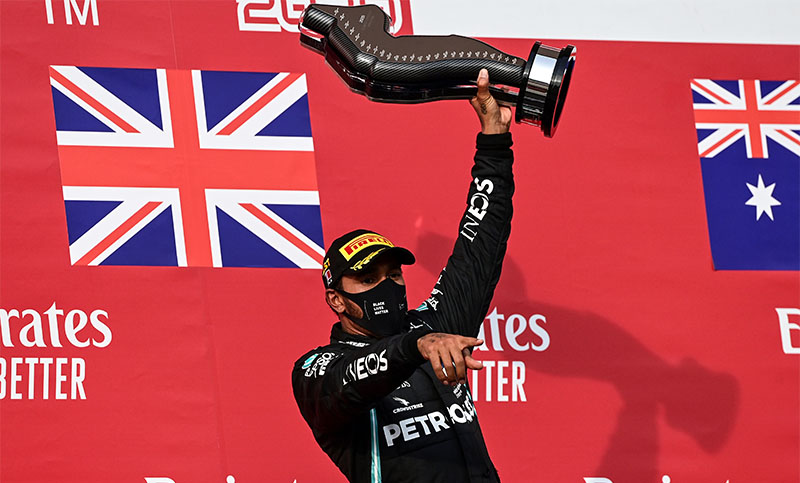 Hamilton ganó en Imola y puso en duda su continuidad en la Fórmula 1