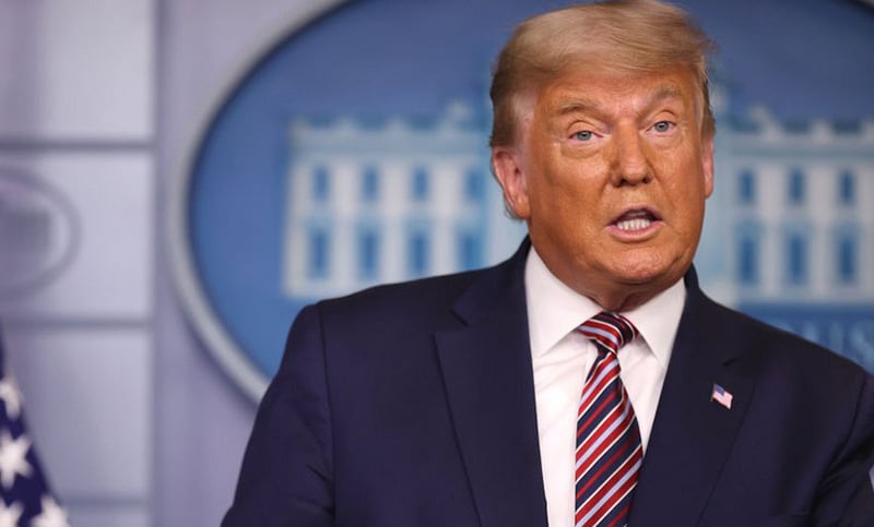 Trump admitió que Biden «ganó» unas elecciones «amañadas» pero después se desdijo