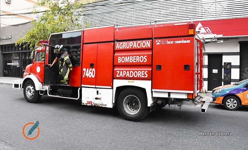 Alarma en un edificio céntrico por un principio de incendio