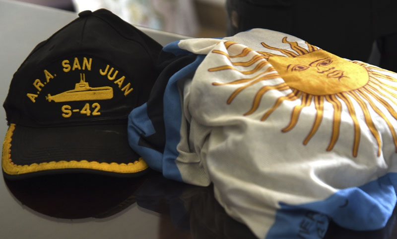 Homenaje a los 44 tripulantes del ARA San Juan en la Base Naval de Mar del Plata