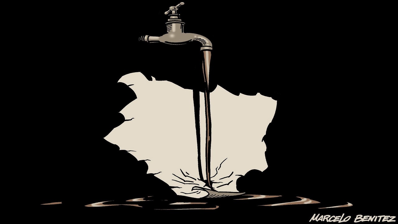 Agua contaminada en Pergamino