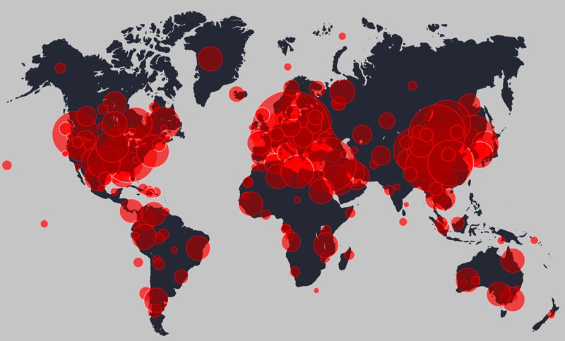 Más de 1,3 millones de muertos en el mundo por coronavirus