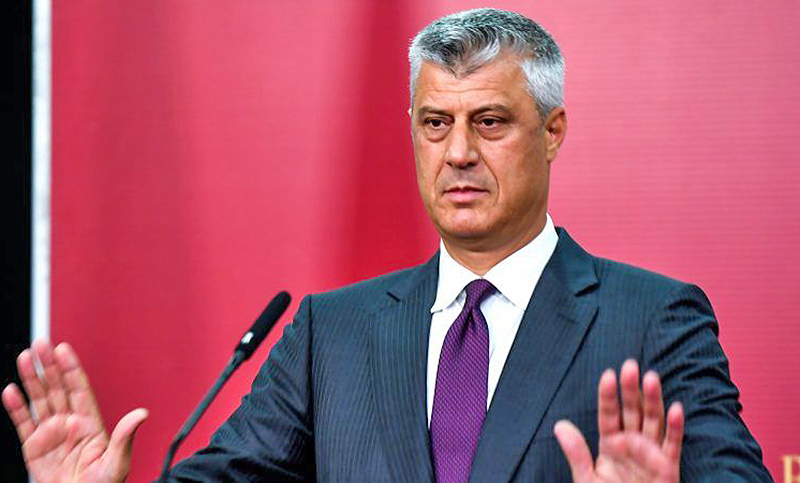 Renuncia el presidente de Kosovo tras ser imputado por crímenes de guerra en La Haya