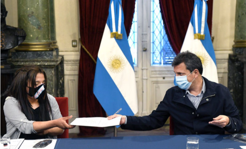Primer ingreso al Programa de Empleo Trans en la Cámara de Diputados