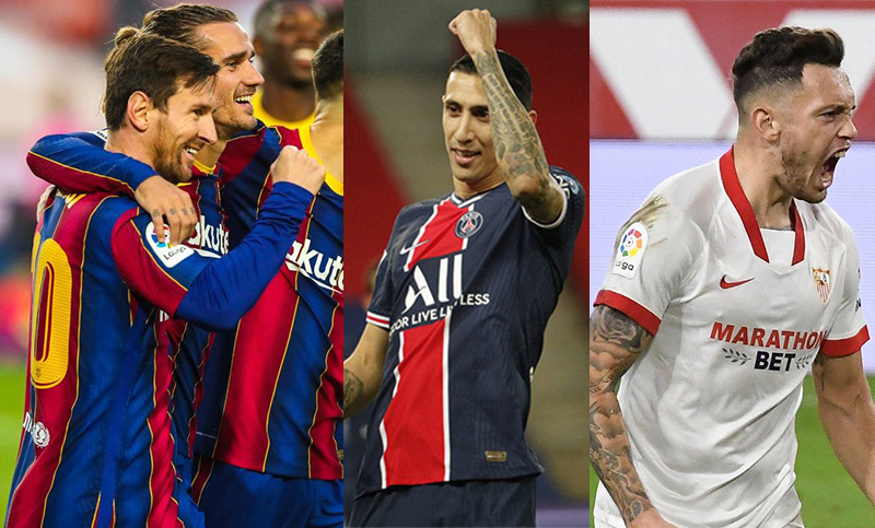 Goles argentinos en el fútbol europeo