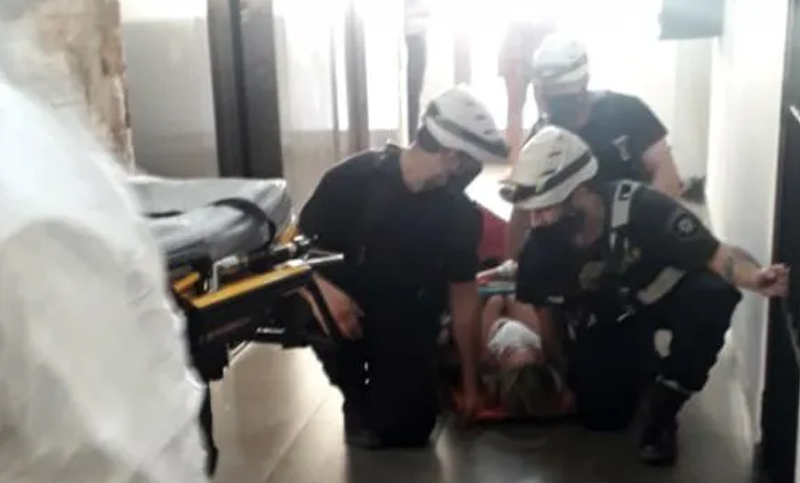 Cinco personas heridas tras desplomarse un ascensor