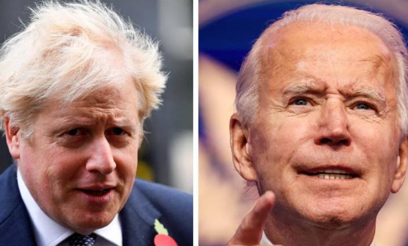 Biden le pidió a Boris Johnson que el Brexit no desestabilice la paz en Irlanda del Norte