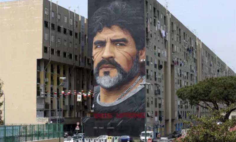 El Napoli le cambiará el nombre a su estadio y lo llamará “Diego Maradona”