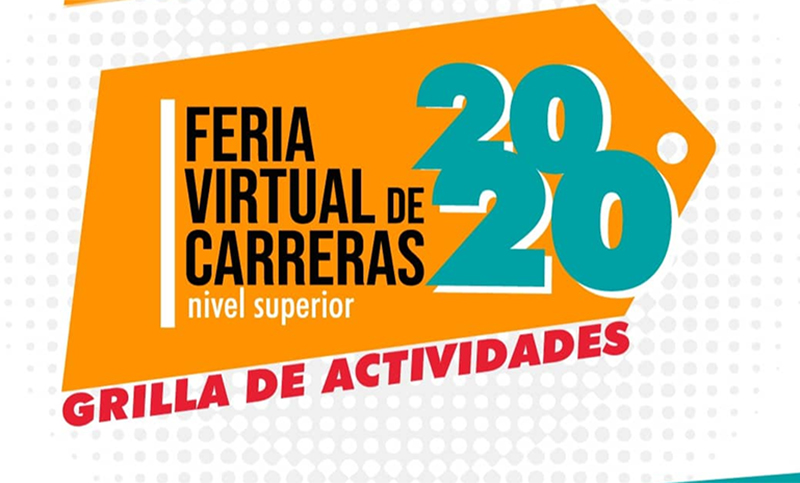 Este jueves y viernes se realizará la Feria Virtual de Carreras 2020