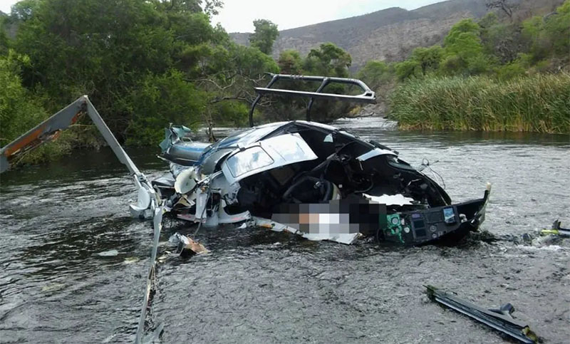 Comenzaron las pericias sobre los restos del helicóptero en el que falleció el banquero Jorge Brito