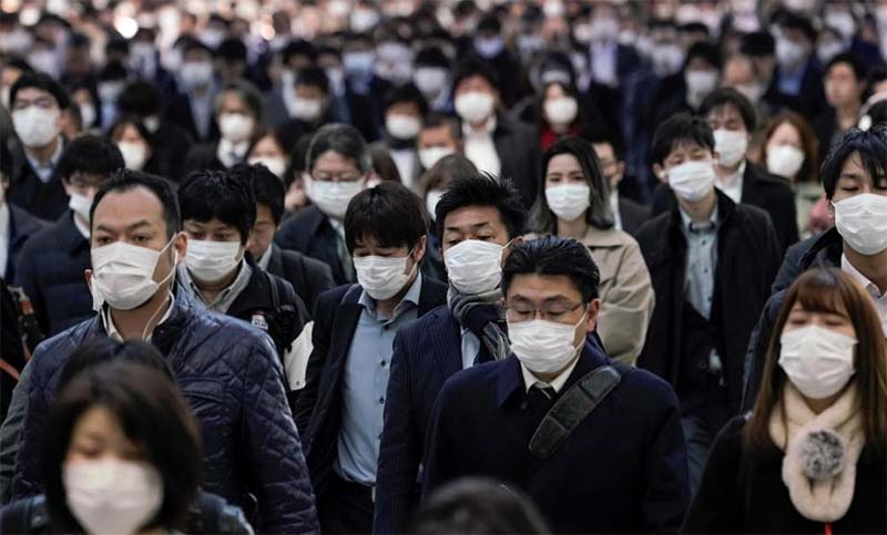 Japón reporta récord de infecciones por coroanvirus