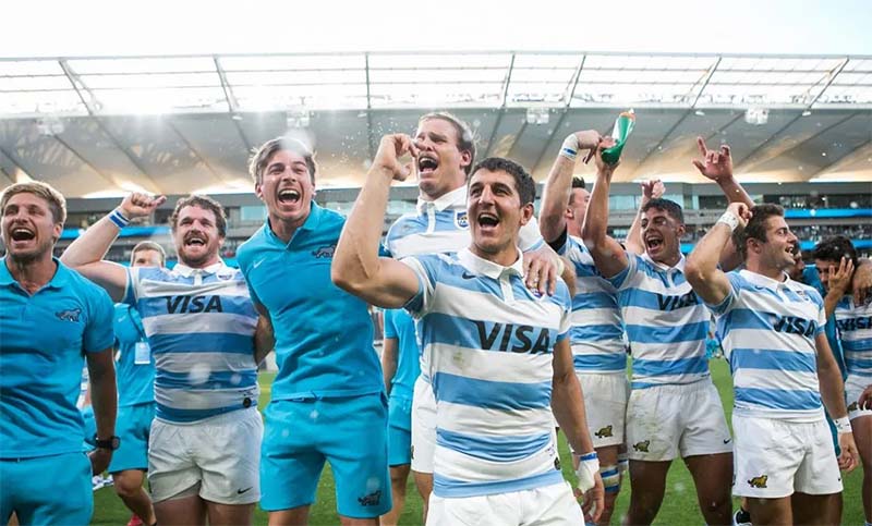 Argentina logró su primer triunfo de la historia ante Nueva Zelanda por 25 a 15