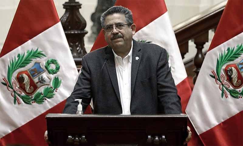 Merino asume la presidencia de Perú tras la destitución de Vizcarra