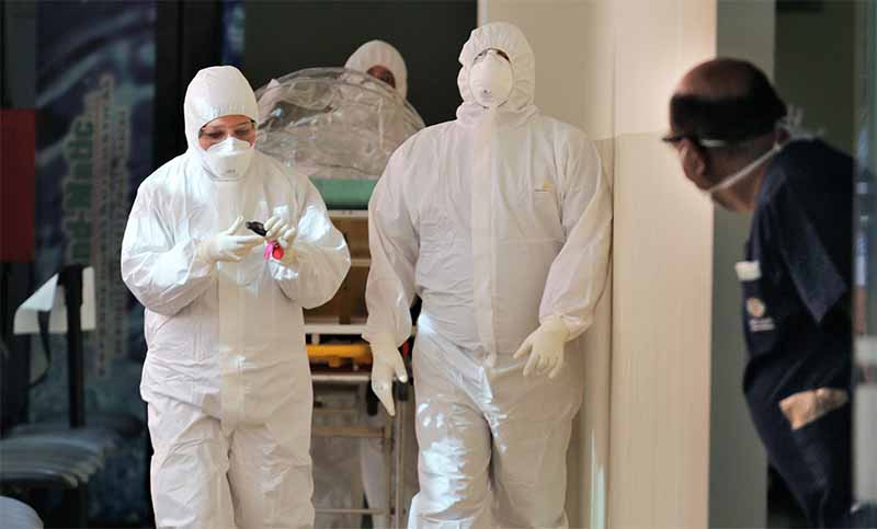 Más de 10 mil nuevos casos de coronavirus y 348 muertes en el país
