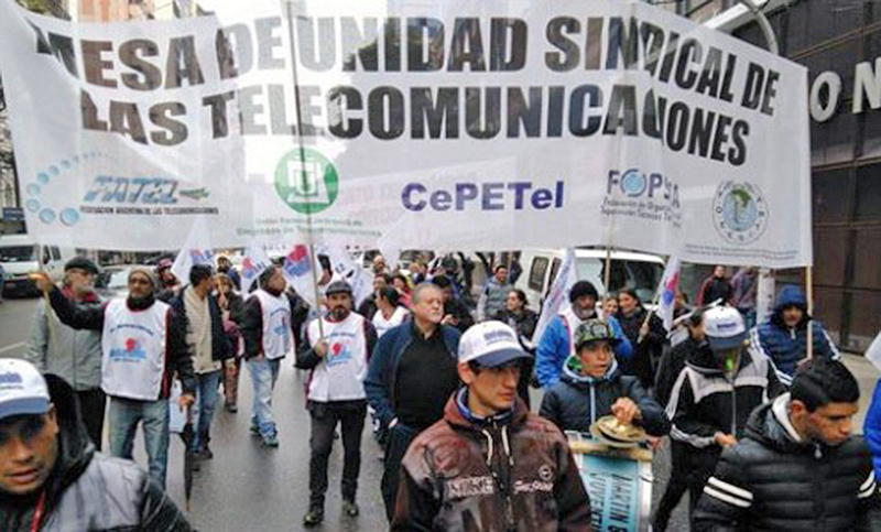 El acatamiento del paro de los telefónicos fue de más del 90 %