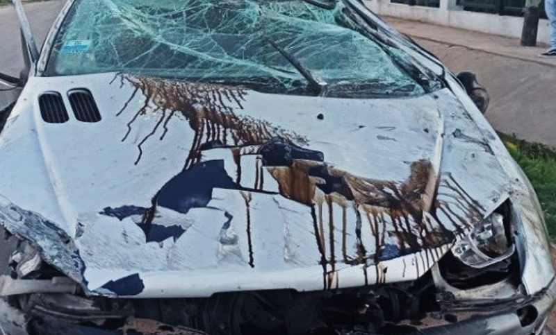 Siniestro fatal: un auto volcó en la zona sur y falleció un joven de 20 años