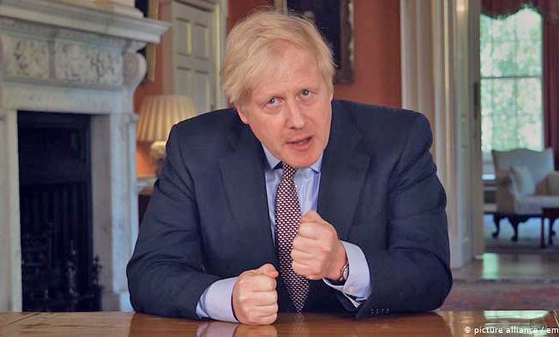 Boris Johnson envió el mensaje de fin de año a las Malvinas: desminado, alusión al gobierno y vacunas